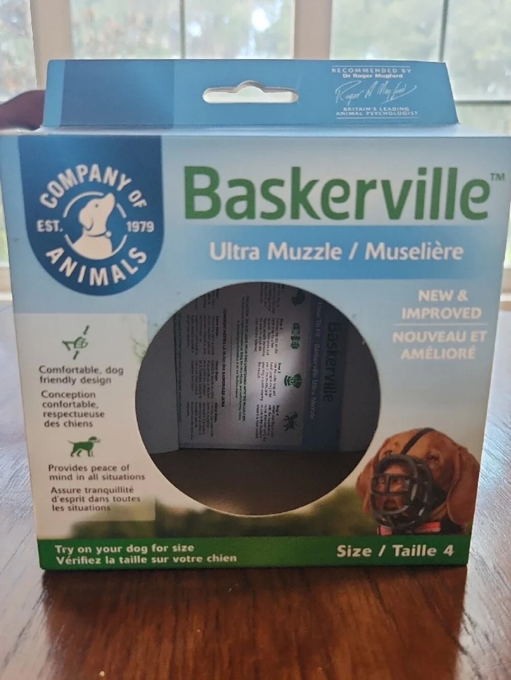 Baskerville Ultra Muzzle - Black Size 4
